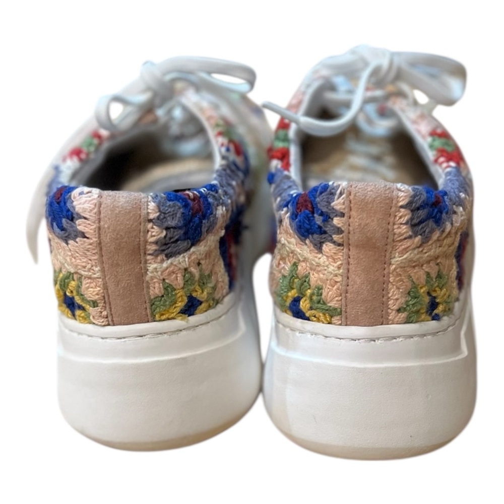 Free People Catch Me If You Can  Women’s Crochet Sneakers SZ 37=6.5 - Picture 6 of 12